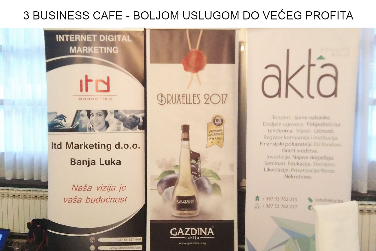3. Business Café: Boljom uslugom do većeg profita – sponzor Itd Marketing
